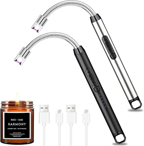Briquet Électrique Rechargeable à Tige Flexible – Allumage Facile pour Gaz, Bougies, Encens et Barbecue