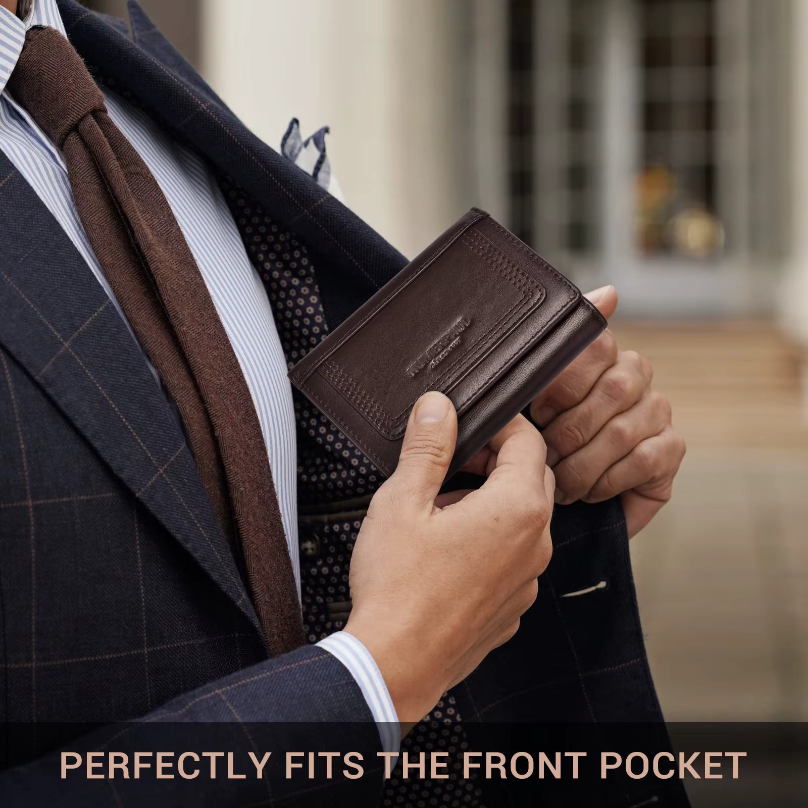 Portefeuille en Cuir avec Protection RFID